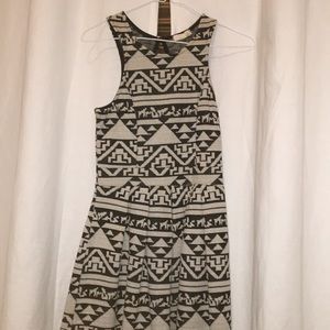 Aztec shift dress